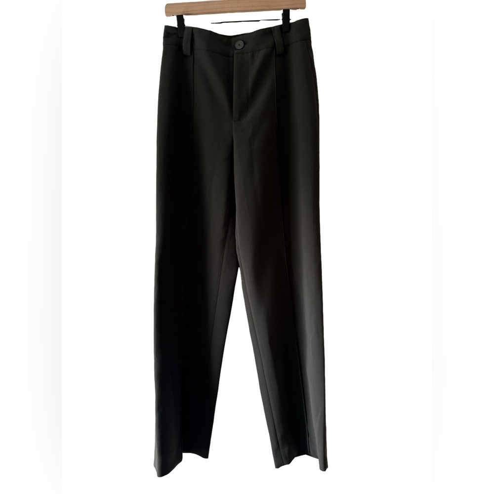 Zara Dark Green Trousers Size Medium EUC